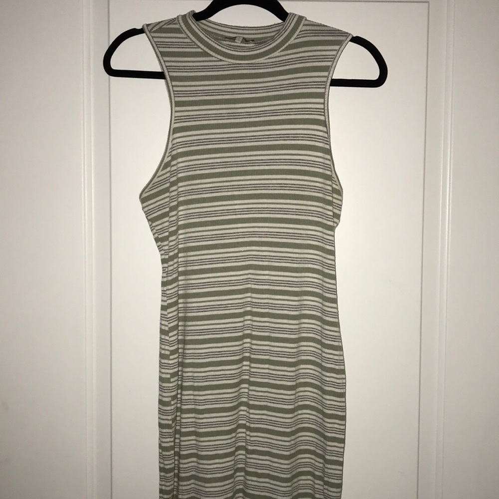 Midi striped dress